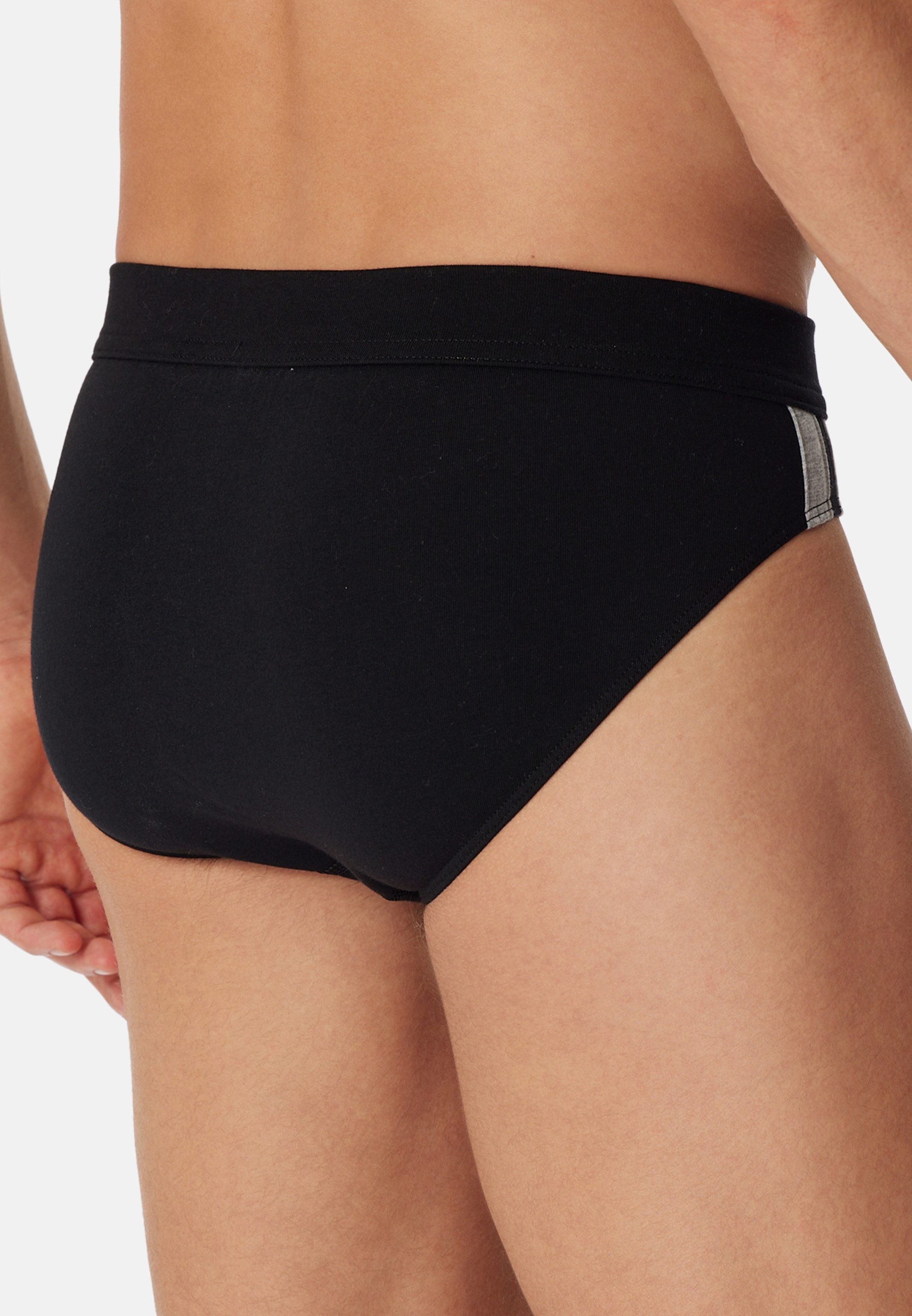 Schiesser Slip 6er Pack - 95/5 Stretch - Organic Cotton (Spar-Set, 6-St) Rio Slip / Unterhose - Baumwolle - ohne Eingriff