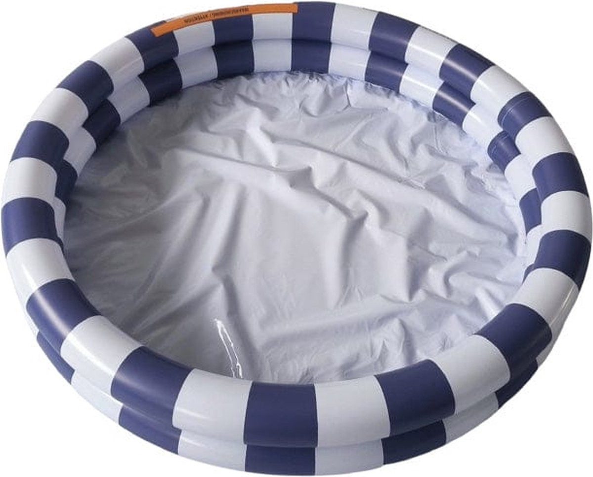 Swim Essentials Pool Swim Essentials Swimming Pool 100 cm Blau Weiß Gestreift 100 x 20 cm