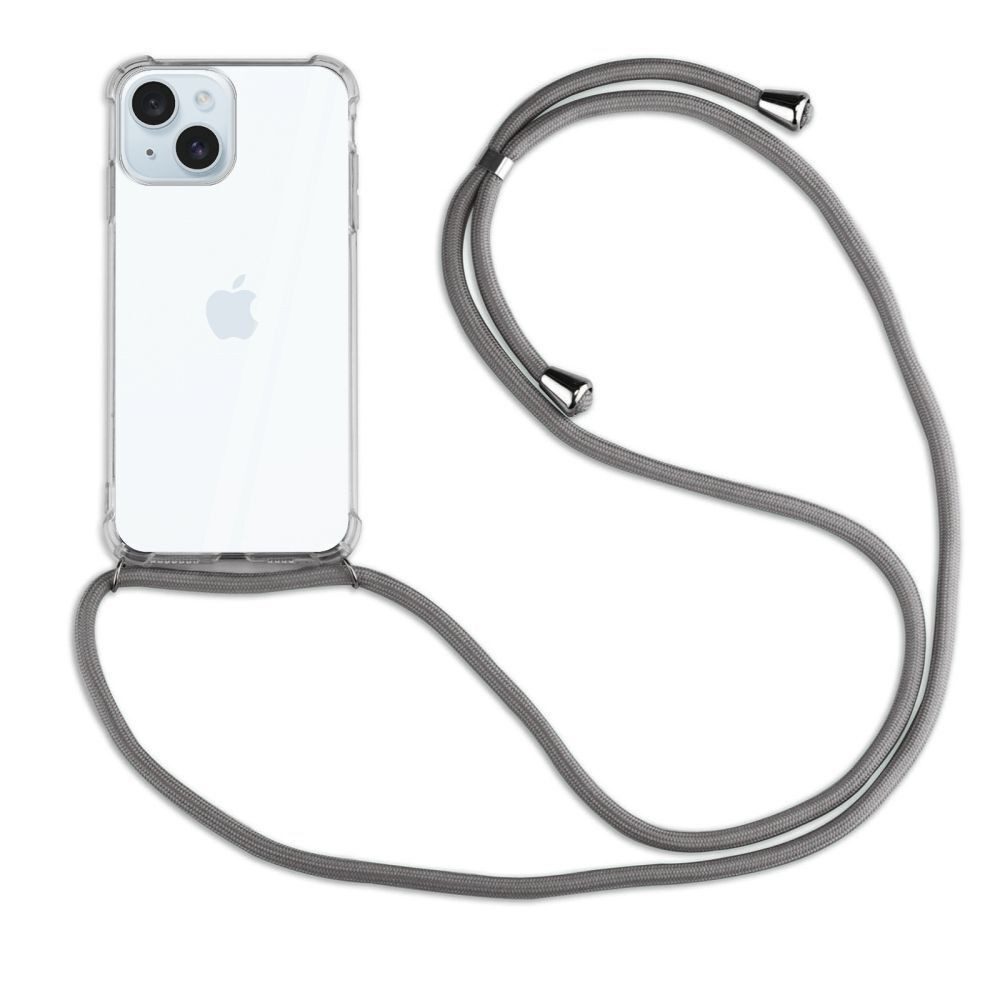 betterfon Handykette für Apple iPhone 15/ Pro/ Pro Max/ Plus Handyhülle mit Band & Kordel, Hände frei – mit Silikonhülle & Schnur für flexiblen Alltag