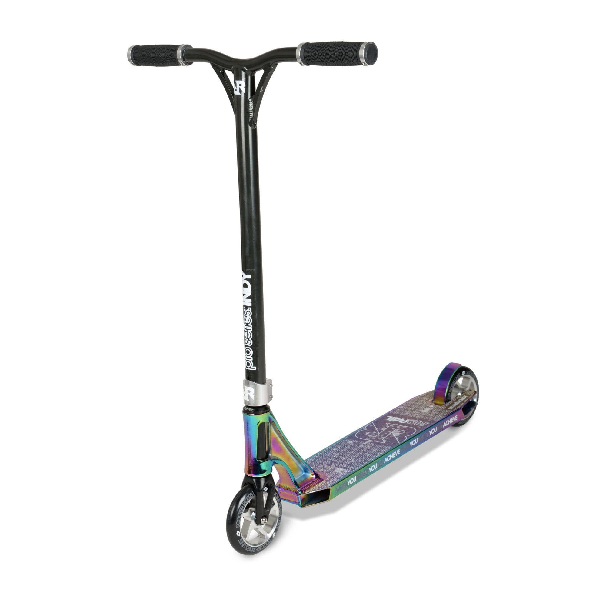 RipRail Scooter Pro Series 2, (4 tlg), Stunt Scooter Tretroller Kinderroller mit Stunt Pegs Tretroller Alu