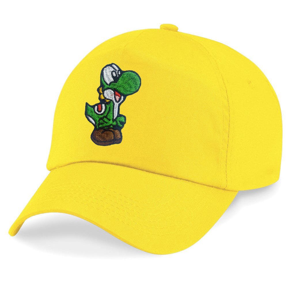 Brownie Super Nintendo Baseball Size Mario Blondie Stick Kinder Patch YoshiBaby Gelb Cap One &