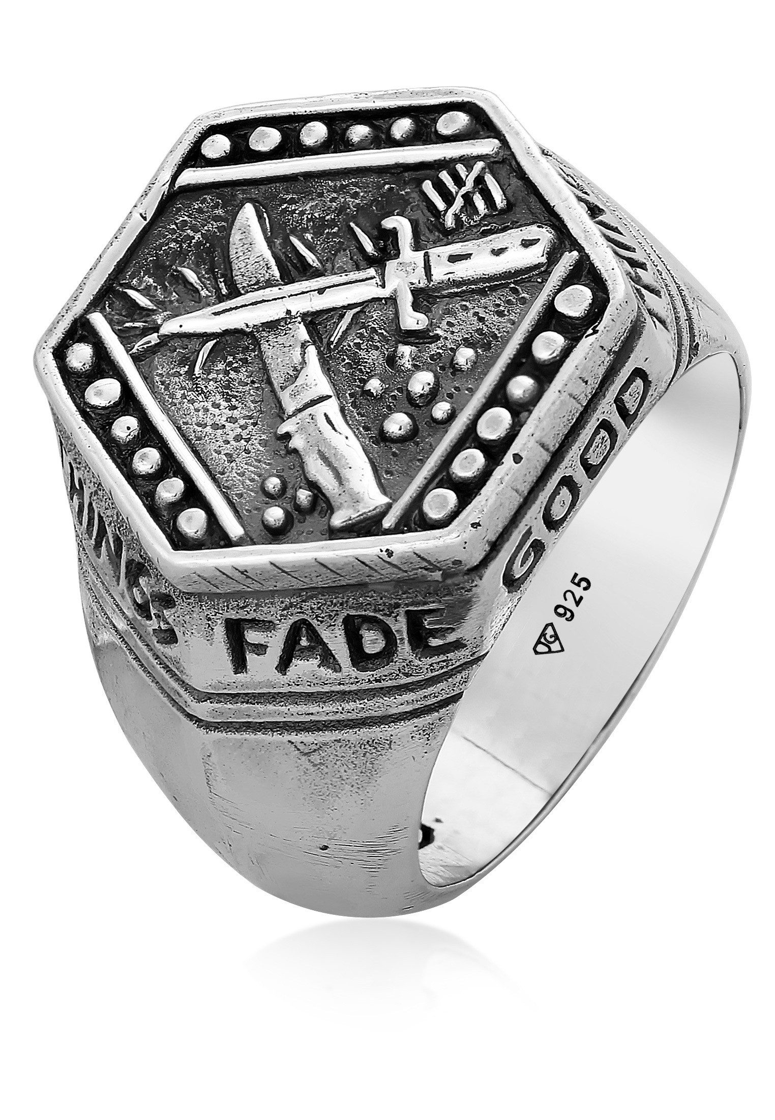 HAZE & GLORY Siegelring Siegelring - Knife 925 Silber günstig online kaufen