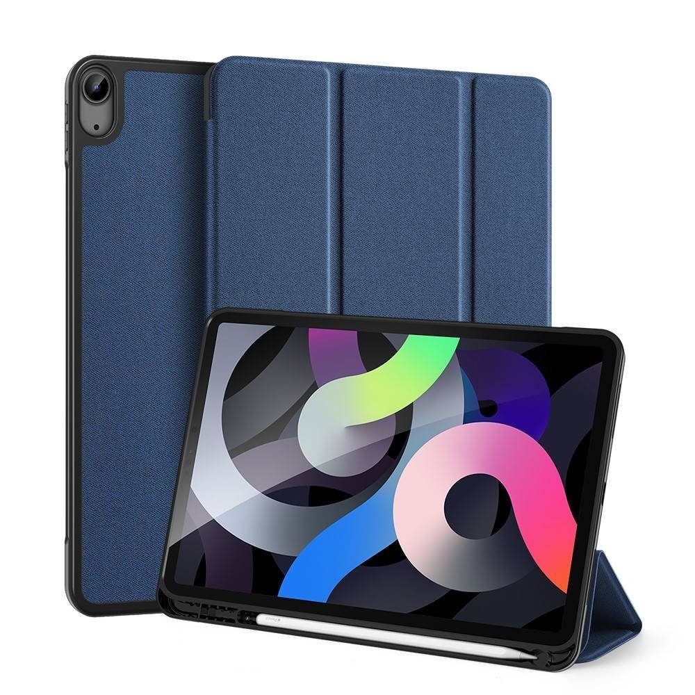 Dux Ducis Tablet-Hülle Buch Tasche Hartschale mit Smart Sleep Standfunktion  kompatibel mit IPAD AIR 4 10.9" (2022) Tablet Hülle Etui Brieftasche  Schutzhülle Blau