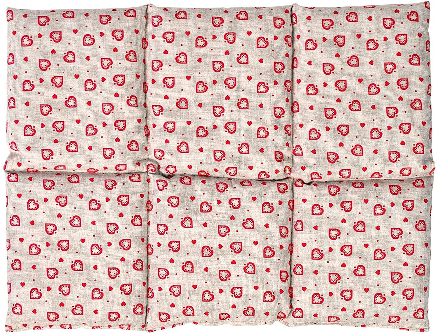 Giraffenland Wärmekissen Traubenkernkissen 40x30cm 6-Kammer - Wärme & Kälte Kissen Traubenkern, Wärmekissen>Mikrowelle/Backofen, Kältekissen>Kühlschrank/Gefriertruhe