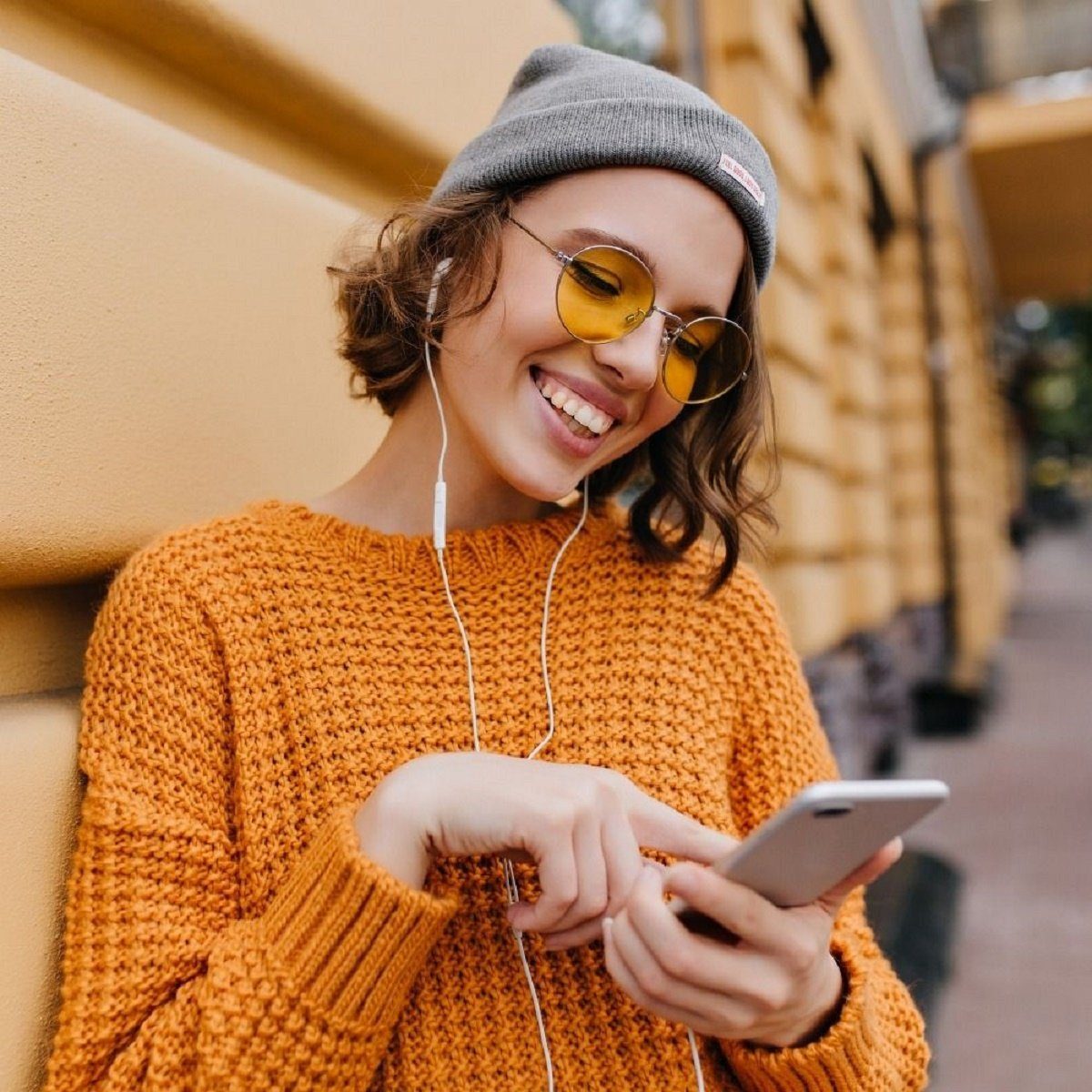 Forcell Stereo für Apple iPhone iPhone-Anschluss 8-pin Weiß In-Ear-Kopfhörer