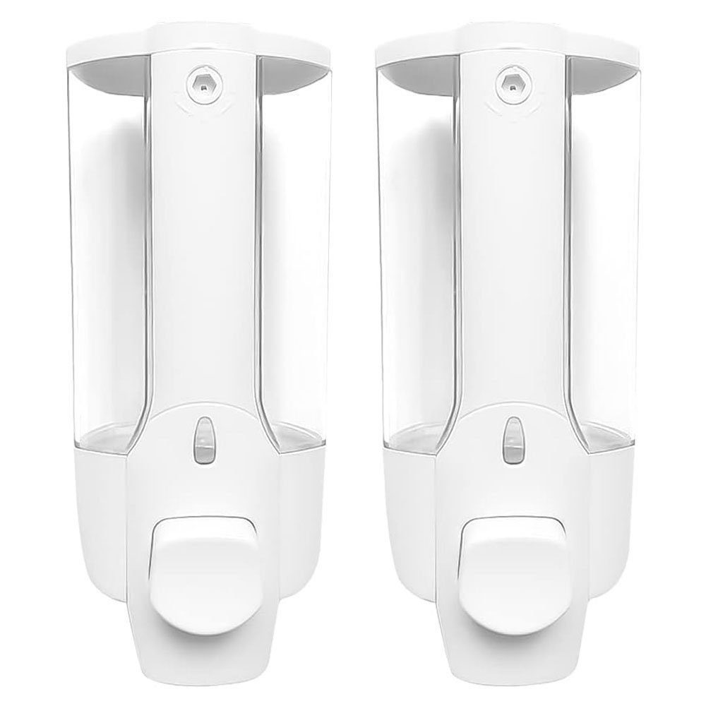 FELIXLEO Seifenspender Seifenspender Wandmontage 350 ml 2 Stück Weiß, (1-tl günstig online kaufen