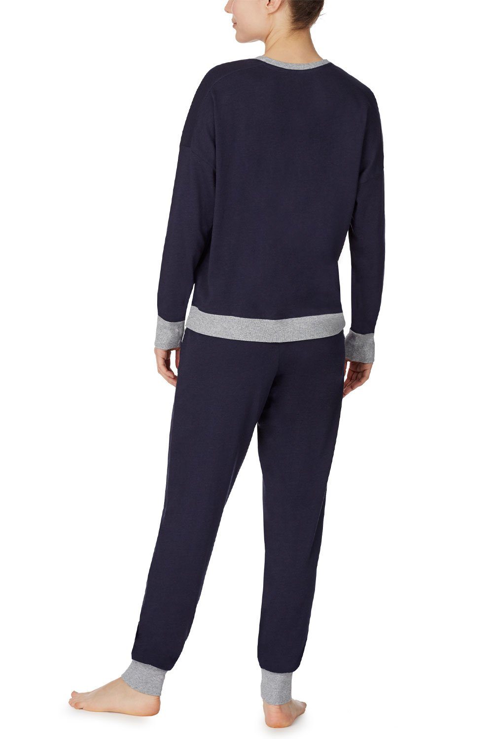 Pyjama navy DKNY Set & Top Jogger YI2919259