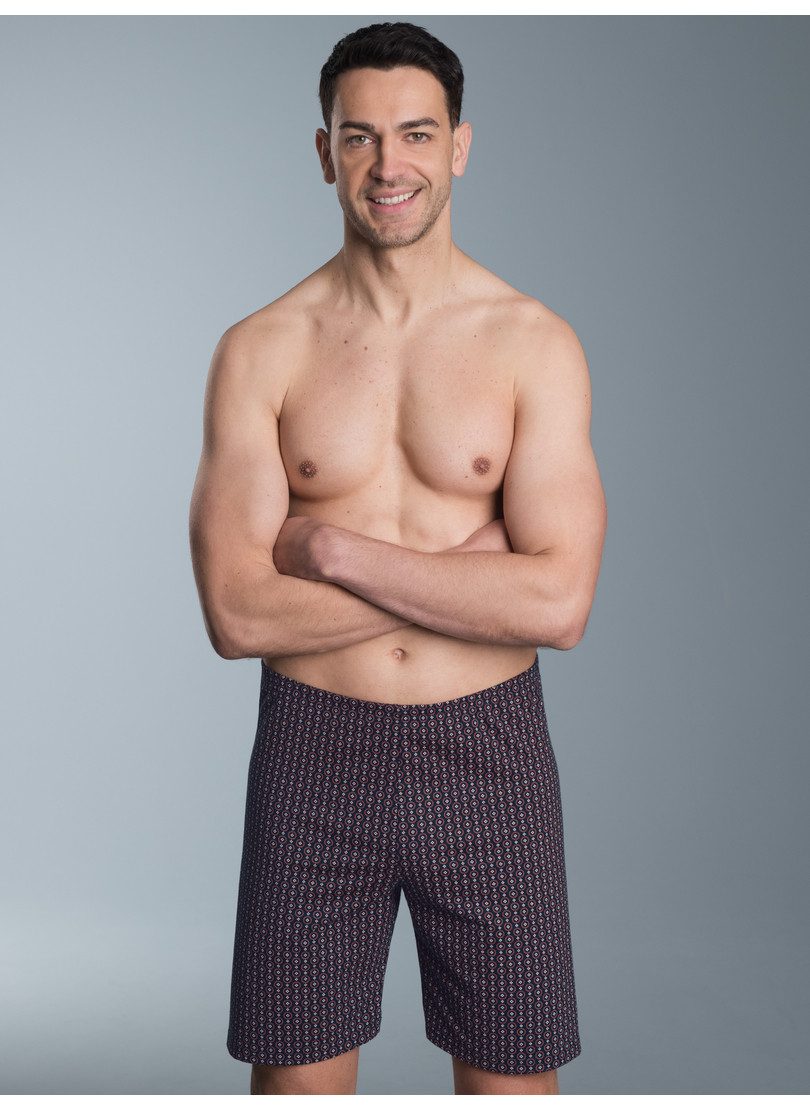 Trigema Bermudas TRIGEMA Bermuda mit Allover-Vintage-Print (1-tlg)