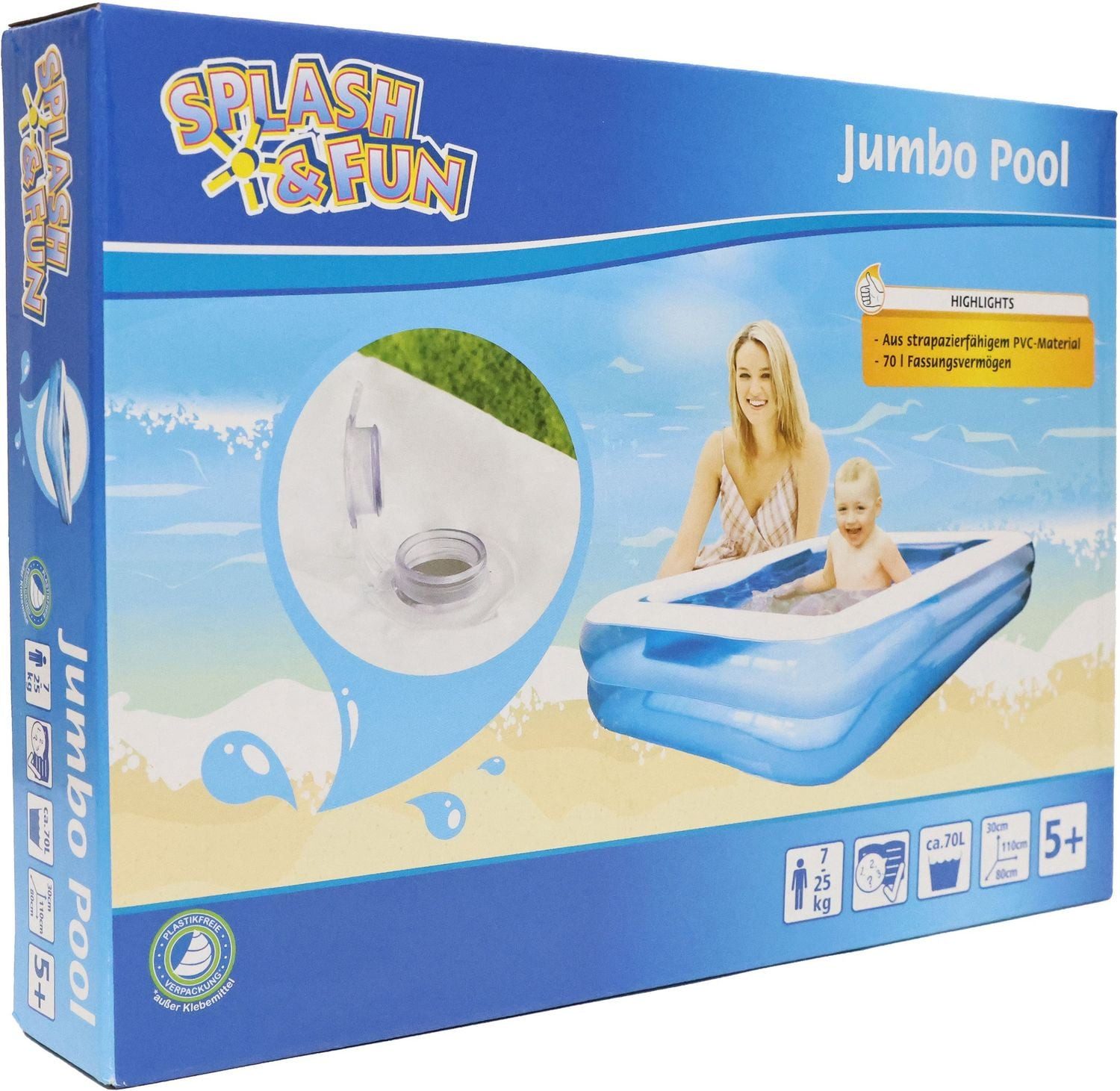 Vedes Kinderbett SF Jumbo Pool 110x80x30cm