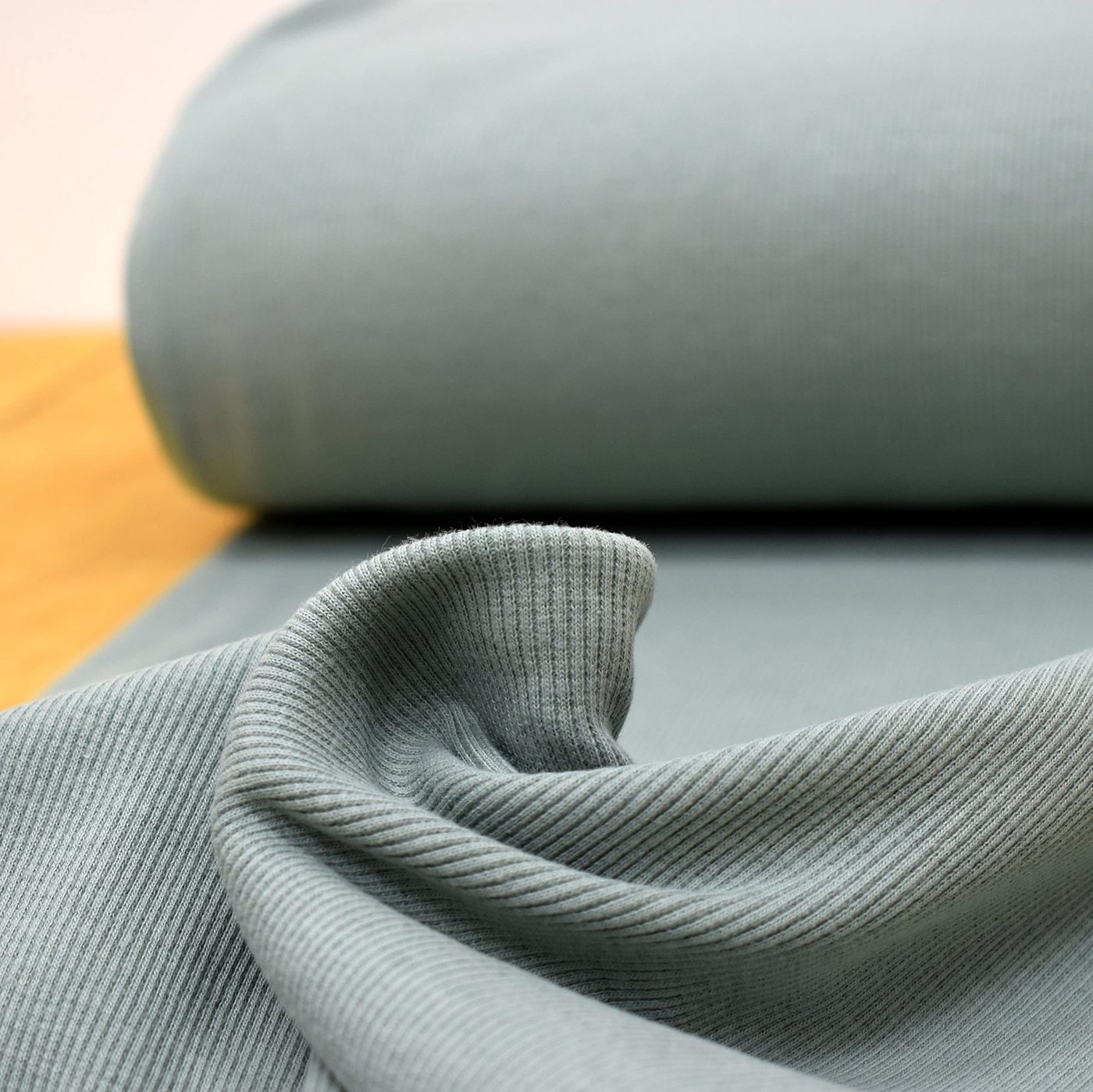 Thumbnail - MAGAM-Stoffe Stoff "Laura", Bündchenstoff Grobstrick uni OEKO-TEX Meterware ab 50cm