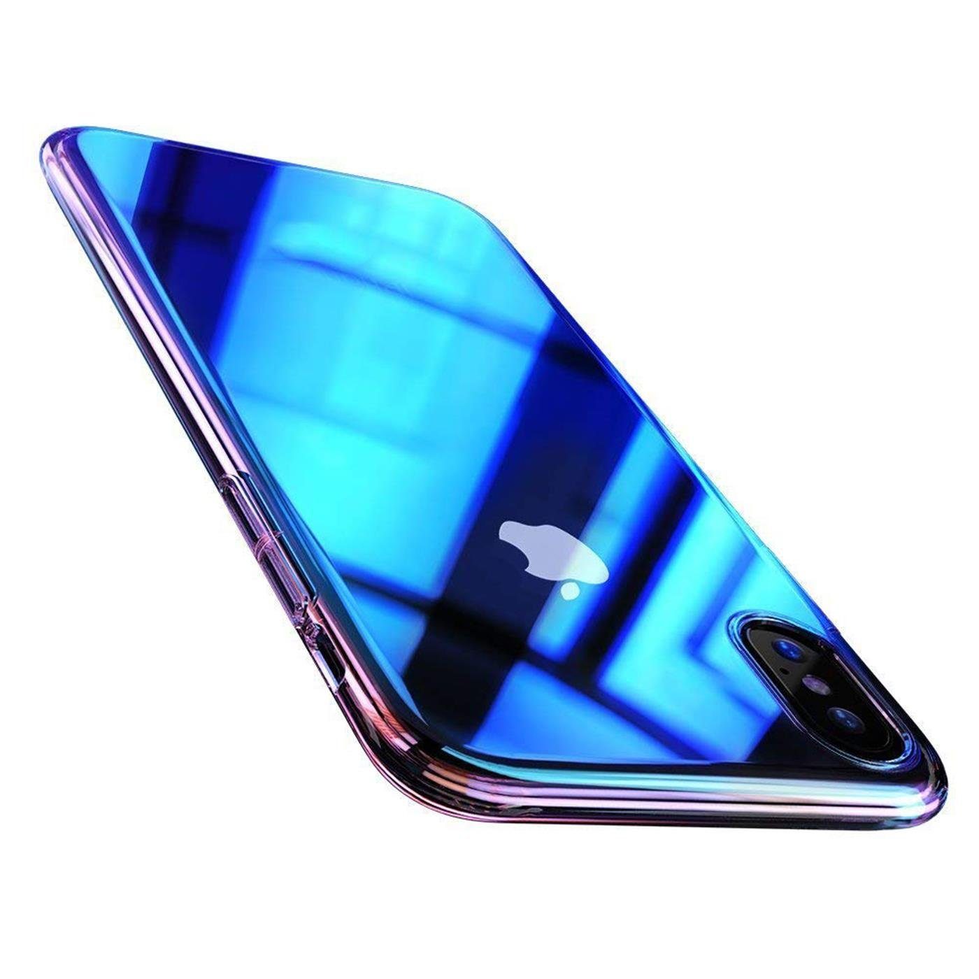 CoolGadget Handyhülle Farbverlauf Twilight Hülle für Samsung Galaxy J6 Plus  6 Zoll, Robust Hybrid Cover Kamera Schutz Hülle für Samsung J6 Plus Case