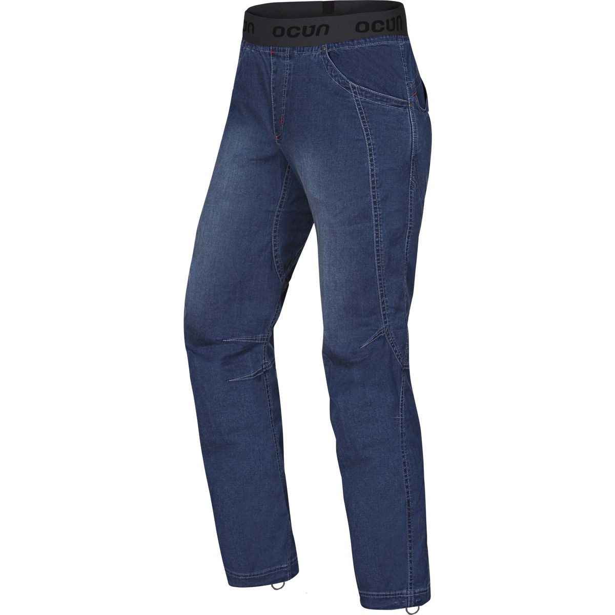 Ocun Outdoorhose Mánia Jeans Leichte, flexible und schnelltrocknende Kletterjeans mit praktischen