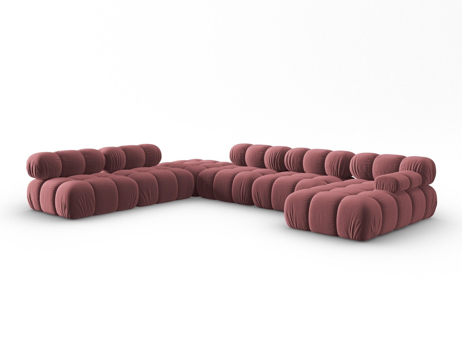 Micadoni Ecksofa Bellis, modular Panorama 7-Sitzer günstig online kaufen