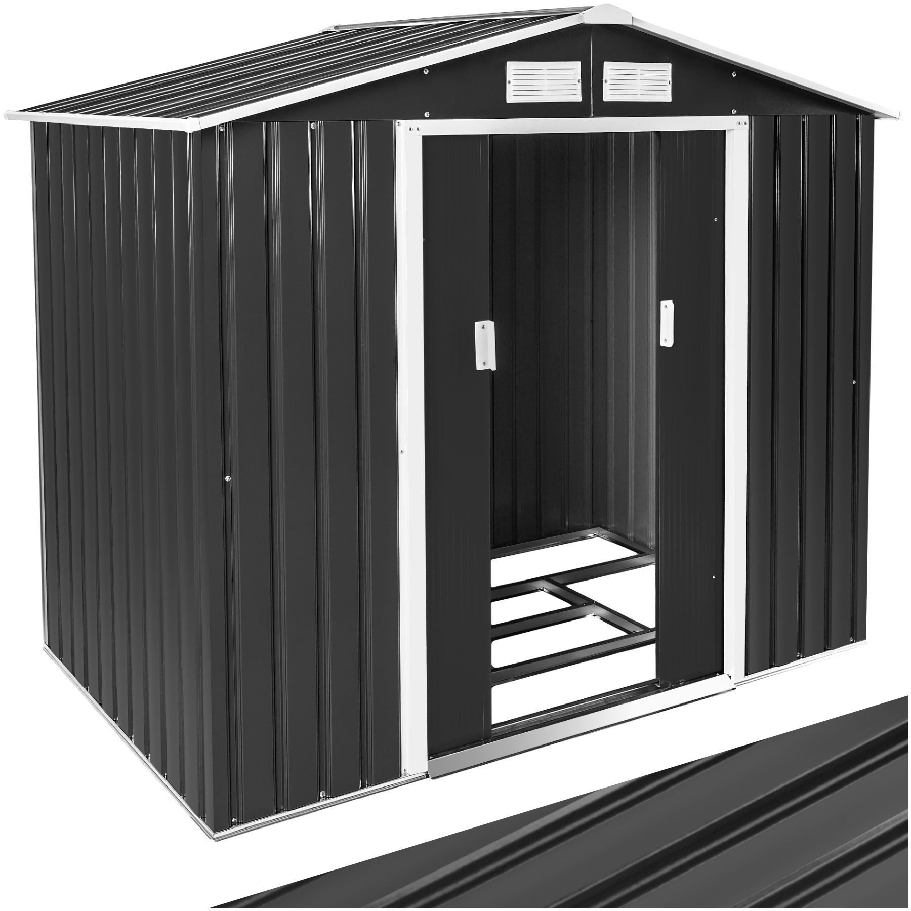 tectake Gartenhaus Geräteschuppen mit Satteldach, aus günstig online kaufen