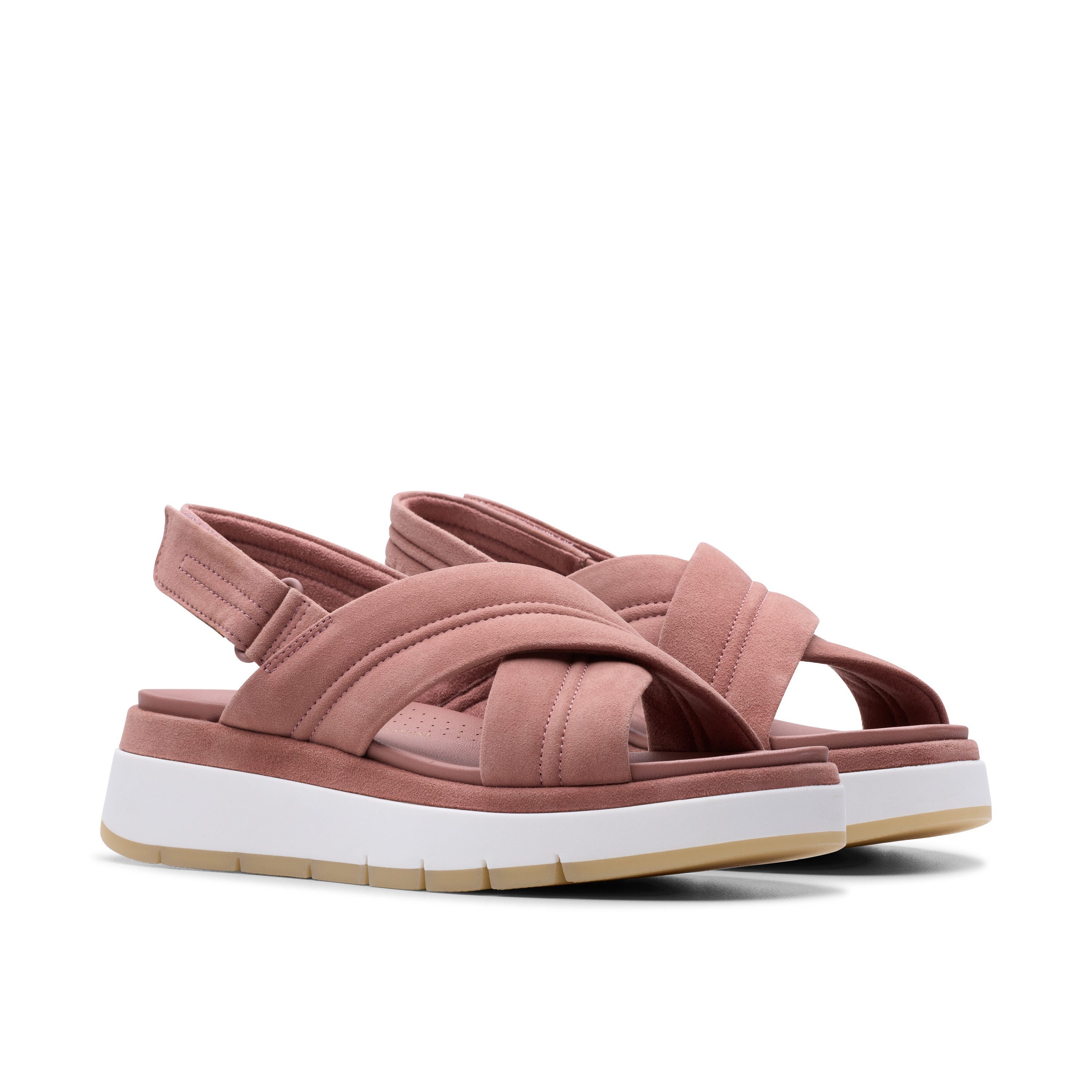 Clarks Tuscan Cross Sandale, Sandalette, Flats, Sommerschuh mit Plateausohl günstig online kaufen