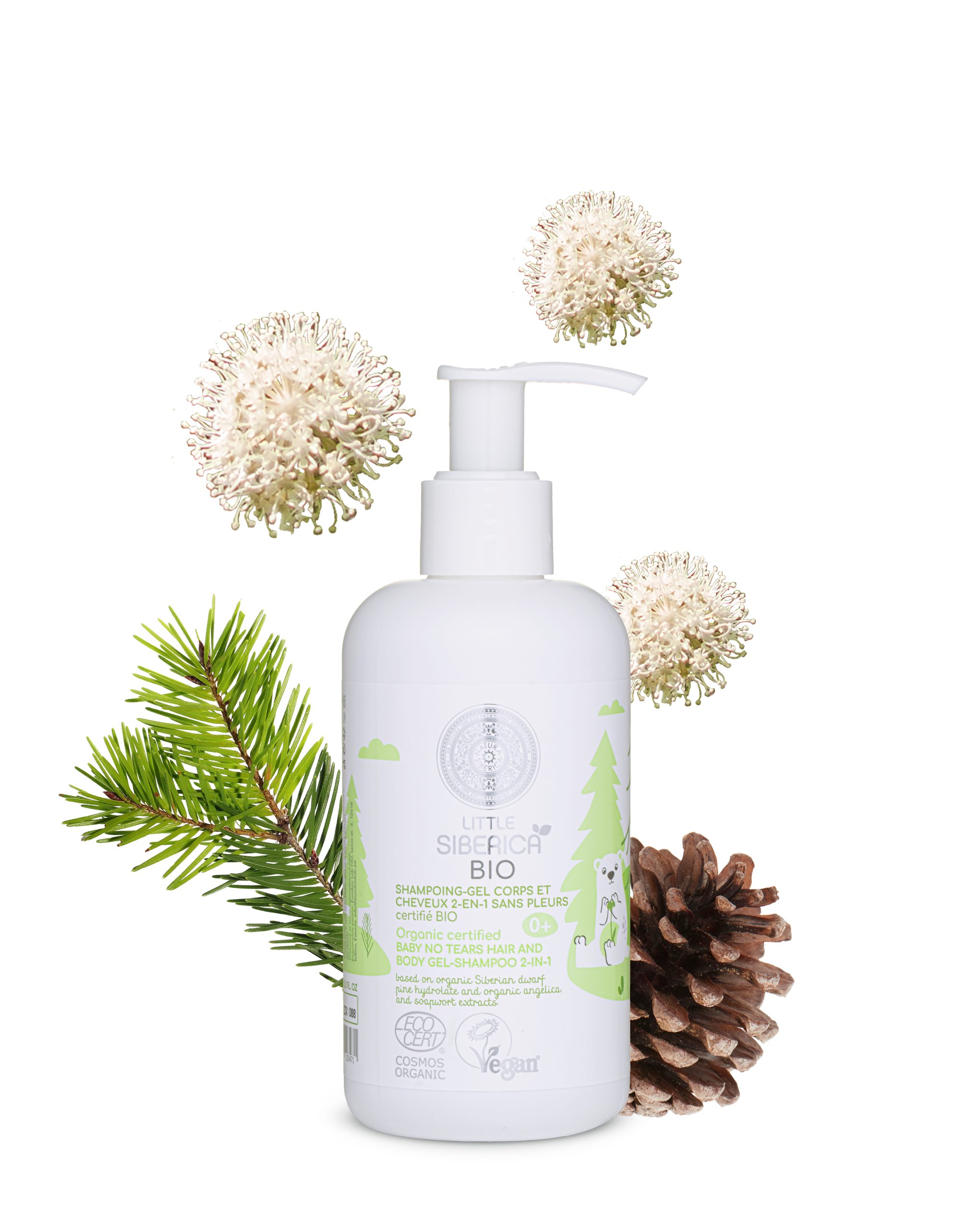 Natura Siberica Duschgel Little Siberica. Baby No Tears Hair and Body Gel-Shampoo 2-in-1