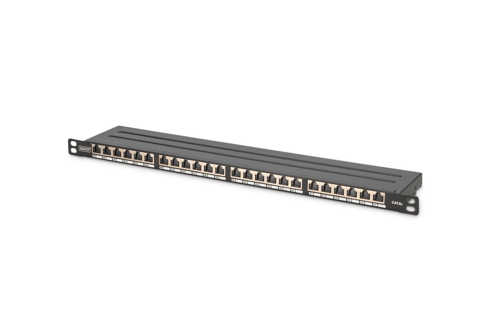 Digitus CAT 6A, Klasse EA High Density Patch Panel, geschi Netzwerk-Switch