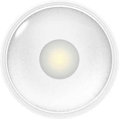 HEITRONIC LED Deckenleuchte Girona, LED fest integriert, Warmweiß, Wandlampe, Deckenlampe, wasserdicht, für innen und außen