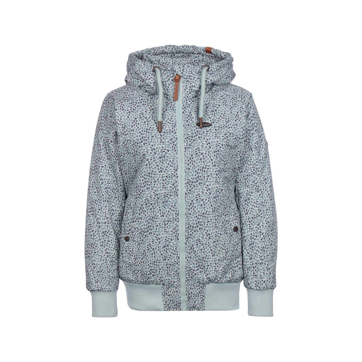 Jacke Softhelljacke Parka ALIFE AND KICKIN Blau Gepunktet