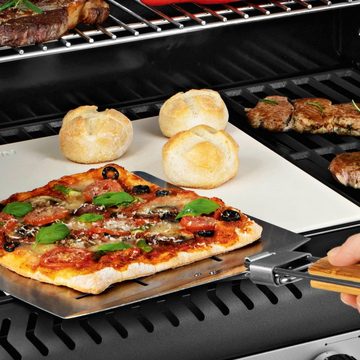 LANDMANN Pizzaschieber Selection Pizza-Set, Pizzastein & Brot