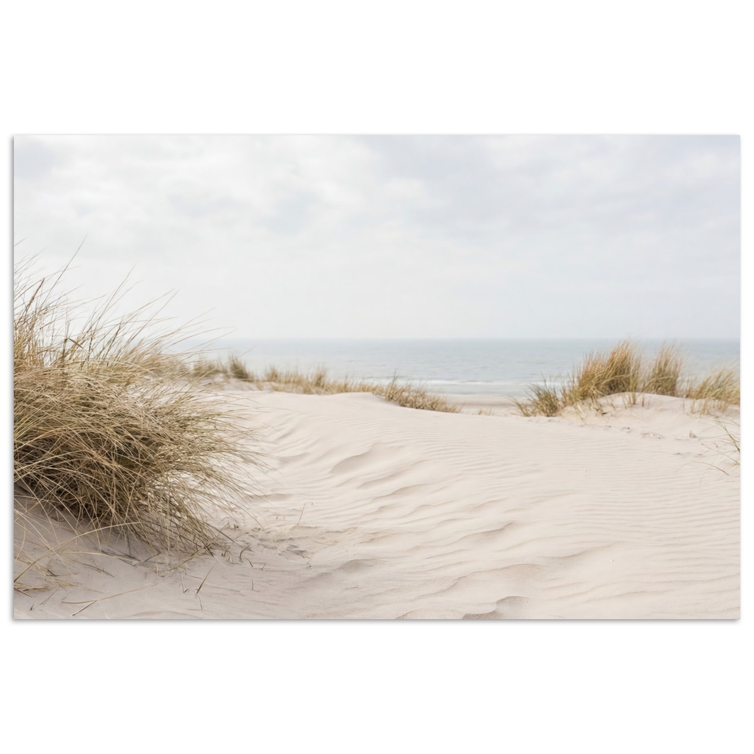 MuchoWow Poster Wolken - Dünenlandschaft - Sand, (1 St), Poster ohne Rahmen, Wandbild, Wandposter, 30x20 cm
