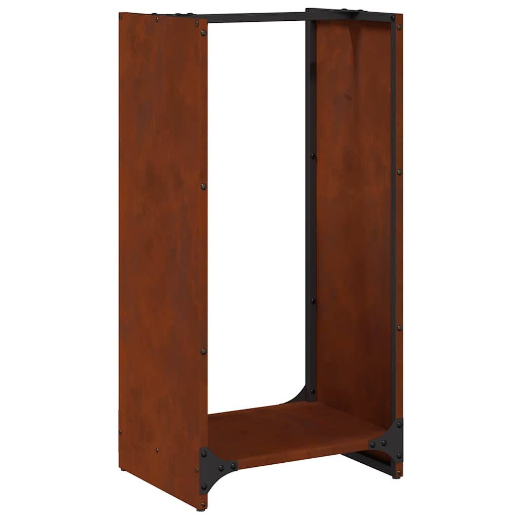vidaXL Kaminholzregal Brennholzregal 40x30x80 cm Wetterfester Stahl, BxTxH:30x30x80 cm