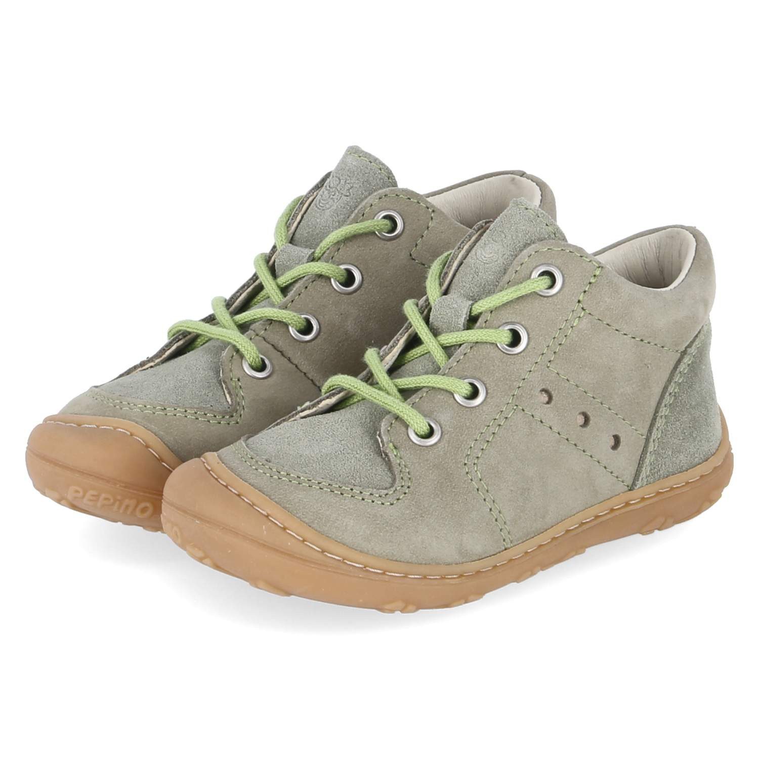 Pepino 50 1205002/530 Unisex Rauleder green Lauflernschuh