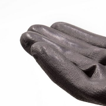 Arbeitshandschuhe Arbeitshandschuhe - Schutzhandschuhe Nylon K029 schwarz Größe 9