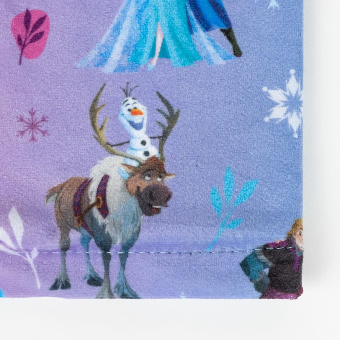 Disney Frozen Bommelmütze Eiskönigin Bommelmütze, Handschuhe und Schal Set, Anna und Elsa – Bild 5 von 5