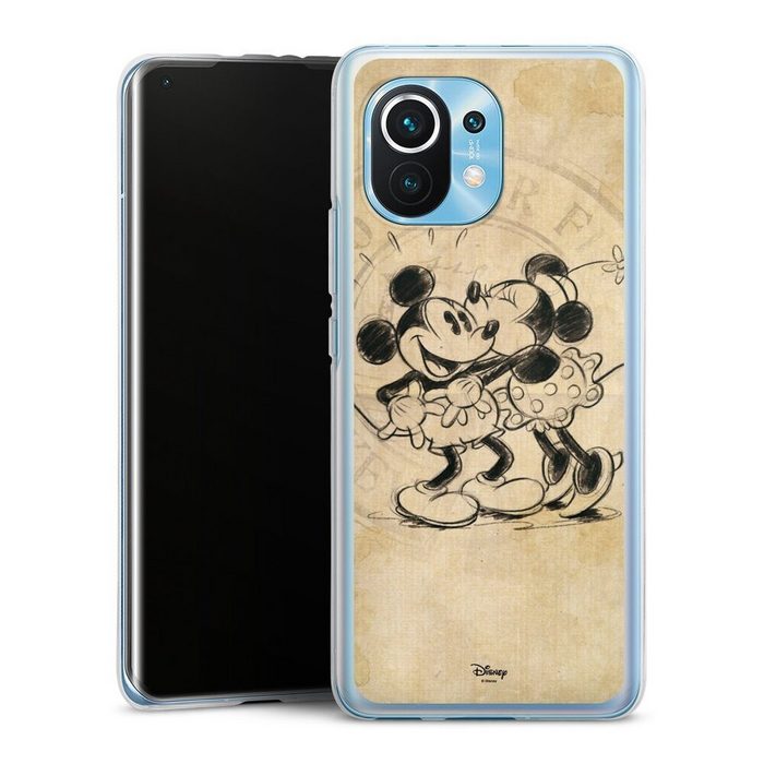 DeinDesign Handyhülle Mickey Mouse Minnie Mouse Vintage Minnie&Mickey Xiaomi Mi 11 Silikon Hülle Bumper Case Handy Schutzhülle