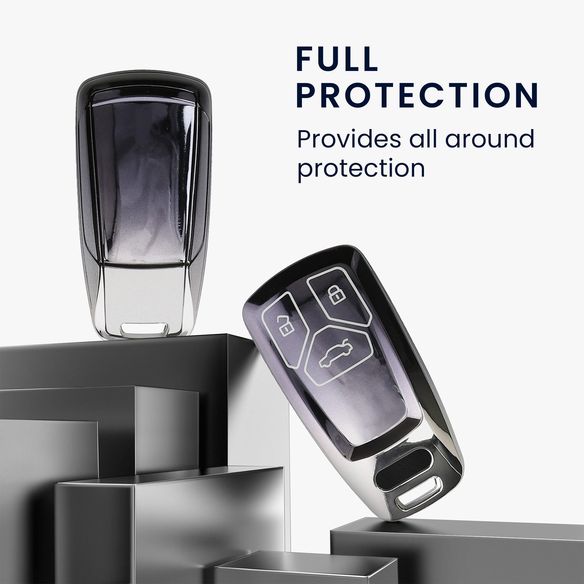 kwmobile Schlüsseltasche Autoschlüssel Hülle für Audi (1-tlg), Schlüsselhül günstig online kaufen