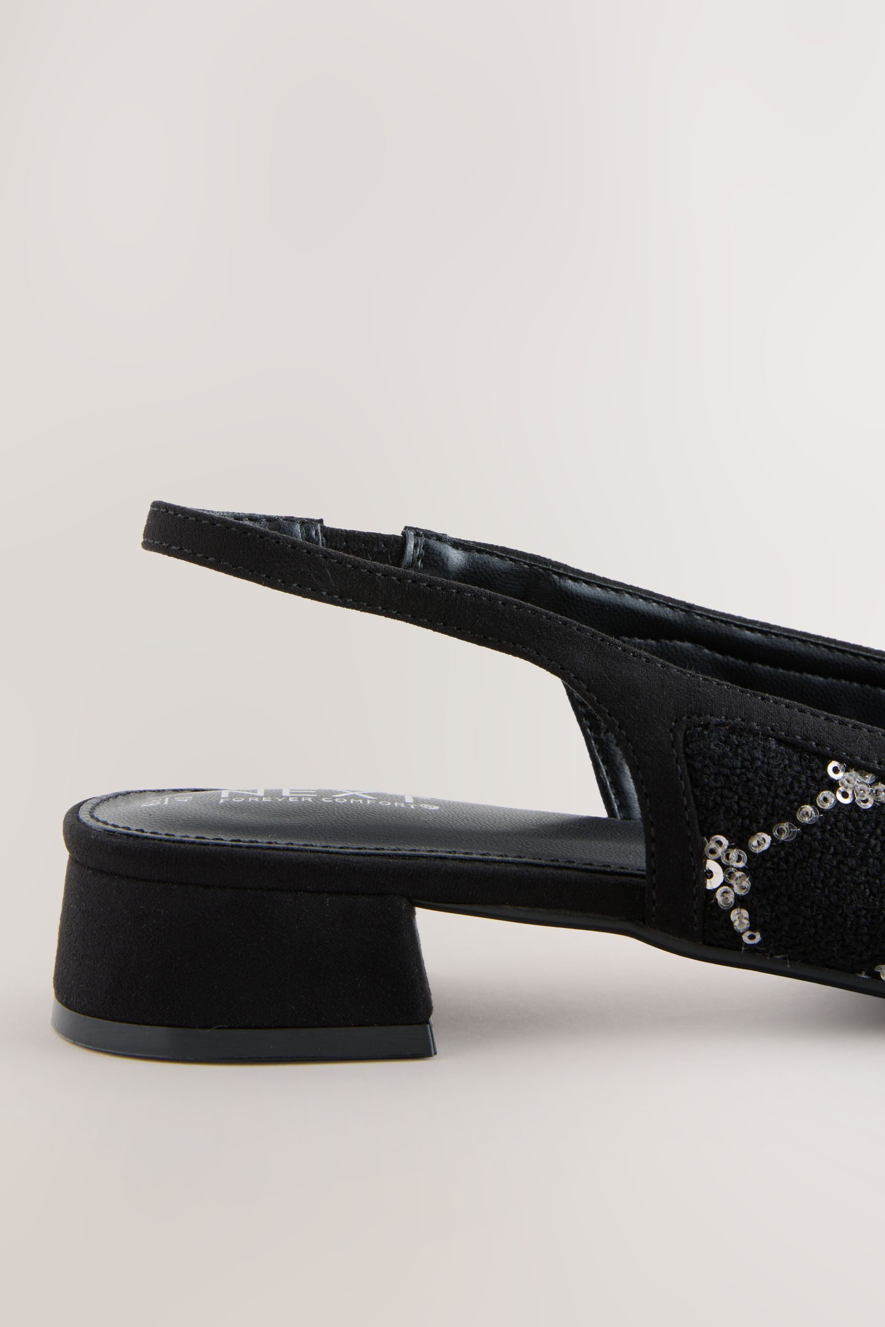 Next Forever Comfort® Slingback-Schuhe aus Tweed Slingsandale (1-tlg)