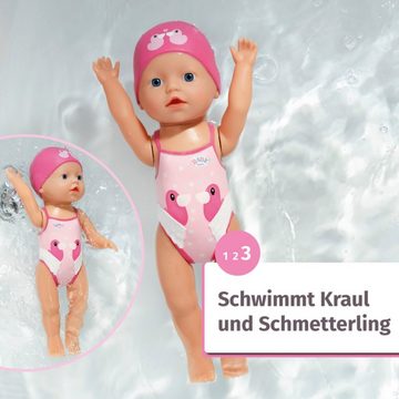 Baby Born Babypuppe My First Swim Girl, 30 cm, schwimmt Kraul und Schmetterling