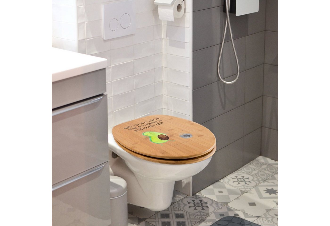 Thumbnail - Mr. & Mrs. Panda WC-Sitz Avocado Tanzen - Transparent - Geschenk, Party, Gesund, Klobrille, To (Packung, 1-St., Motiv WC...