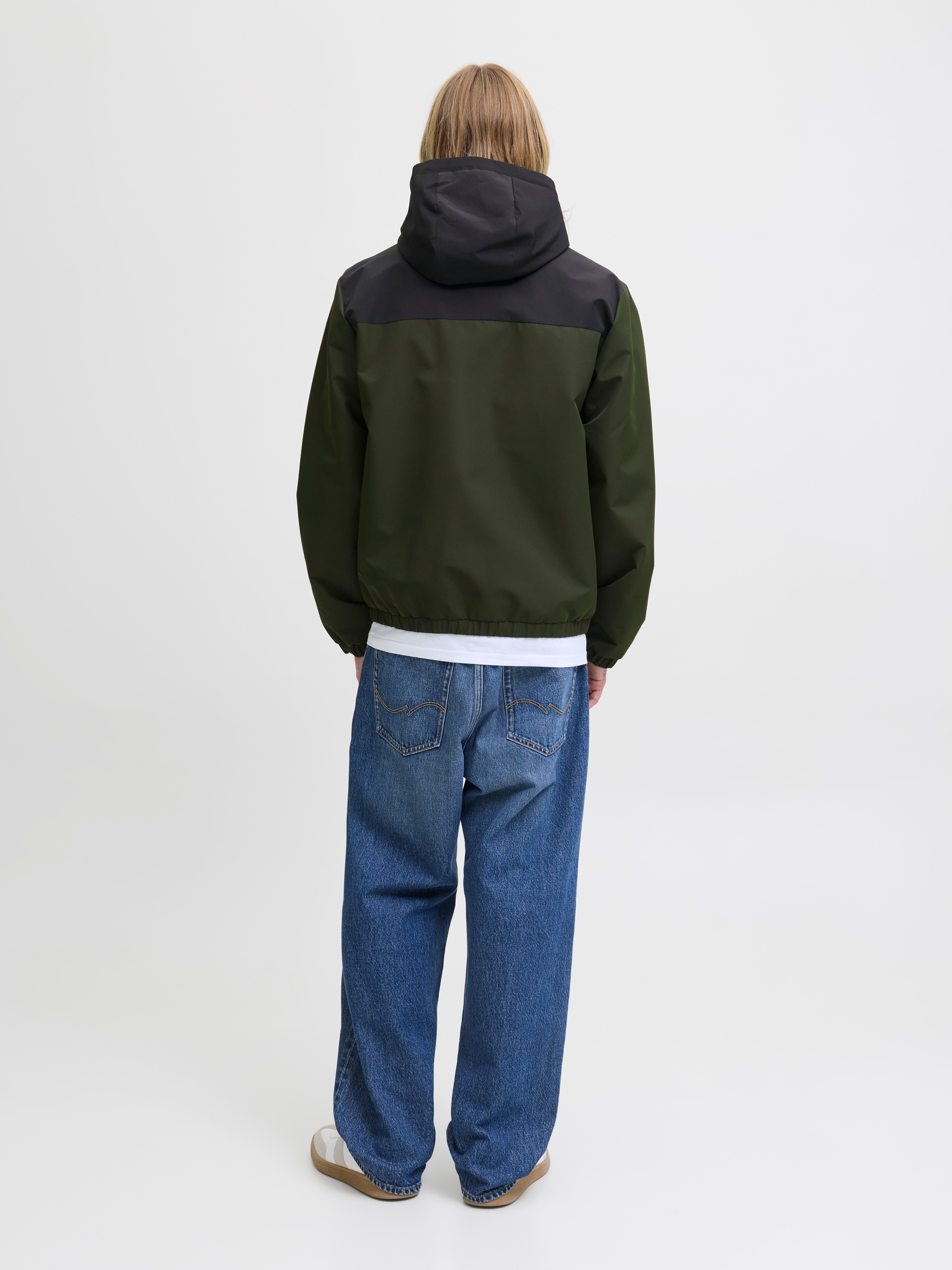 Jack & Jones Blouson JJELEGACY LIGHT JACKET HOOD NOOS mit Logo Schriftzug