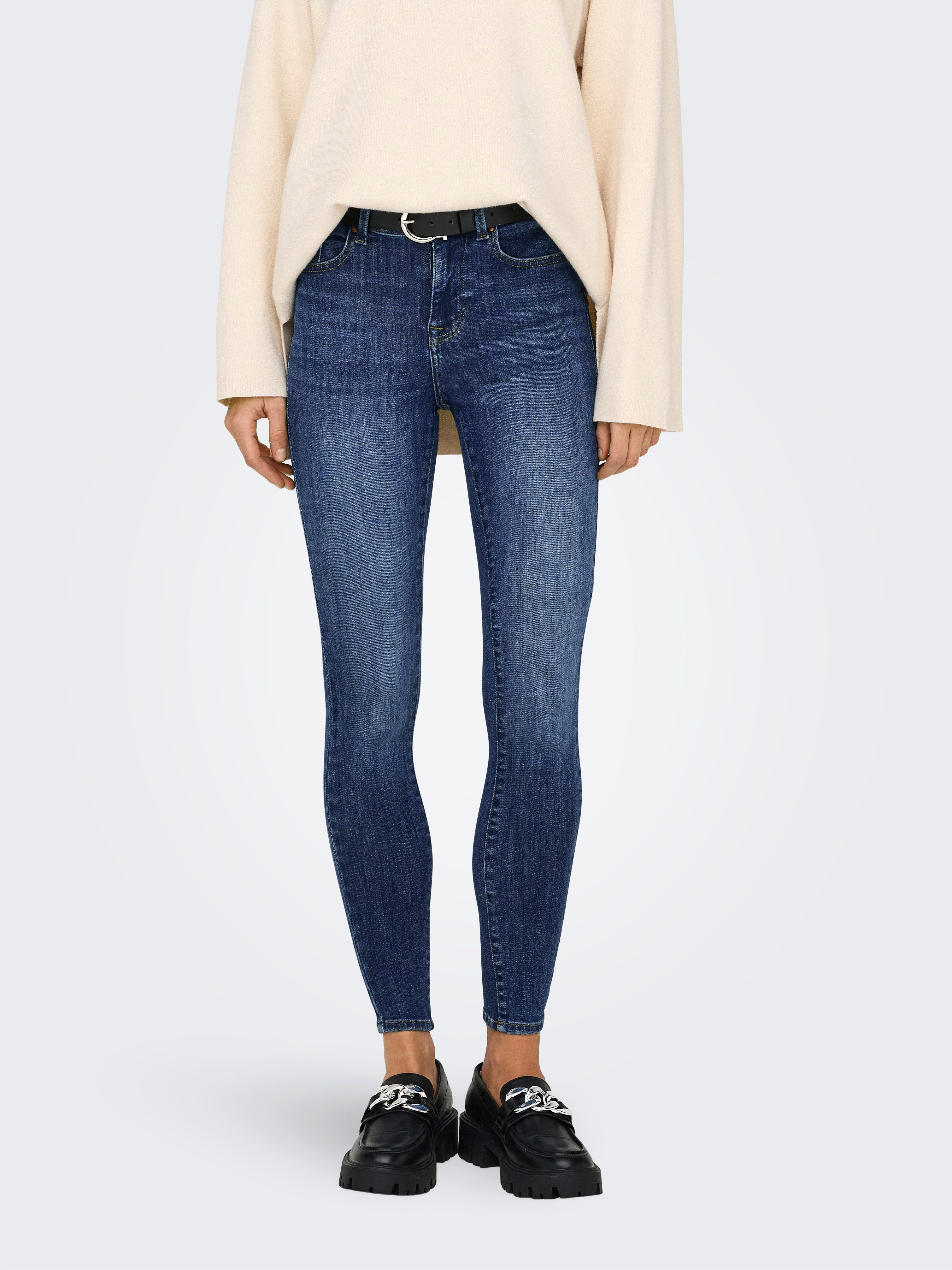 ONLY Skinny-fit-Jeans ONLPOWER MID SK PUSHUP günstig online kaufen