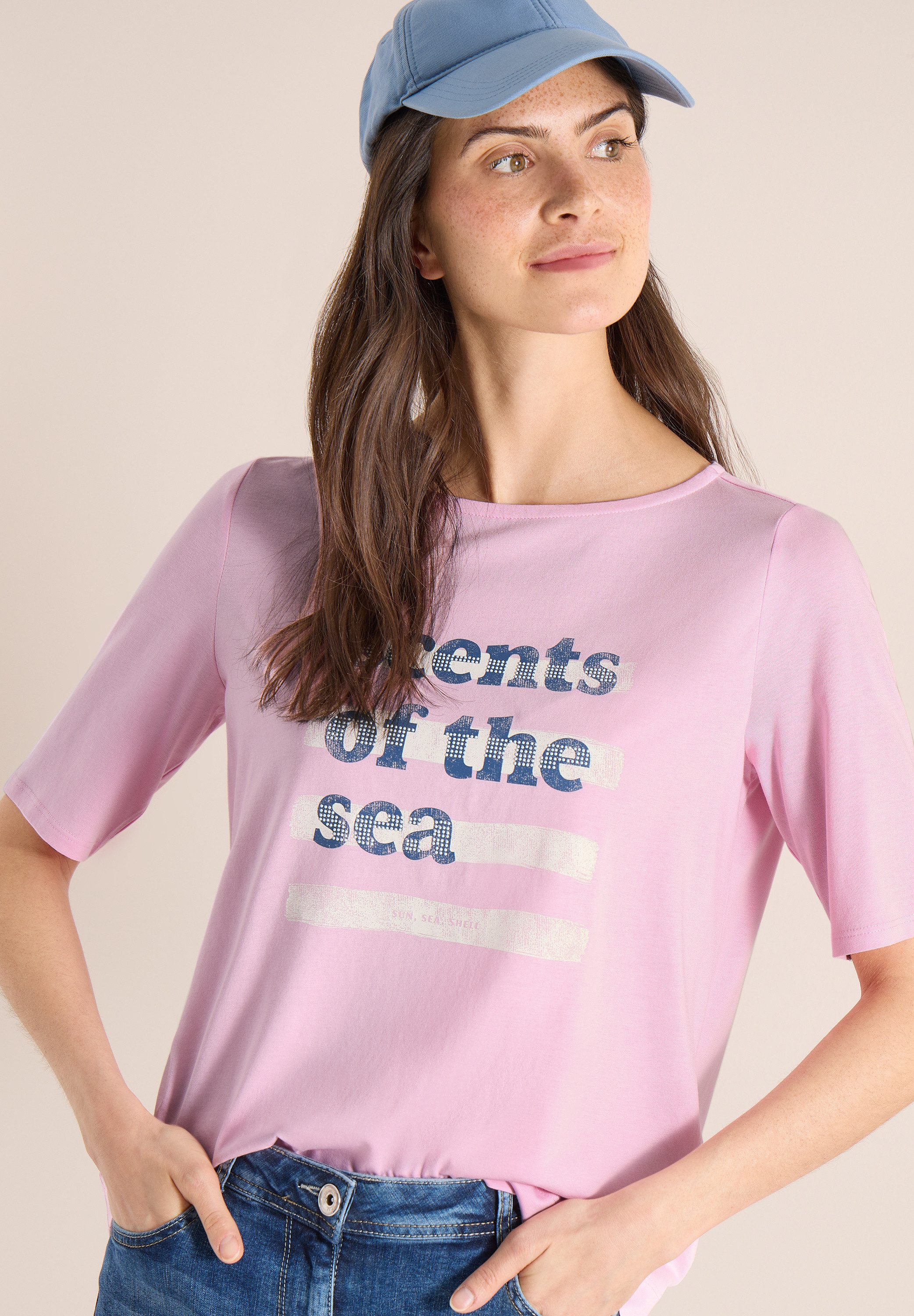 CECIL T-Shirt mit U-Boot-Ausschnitt