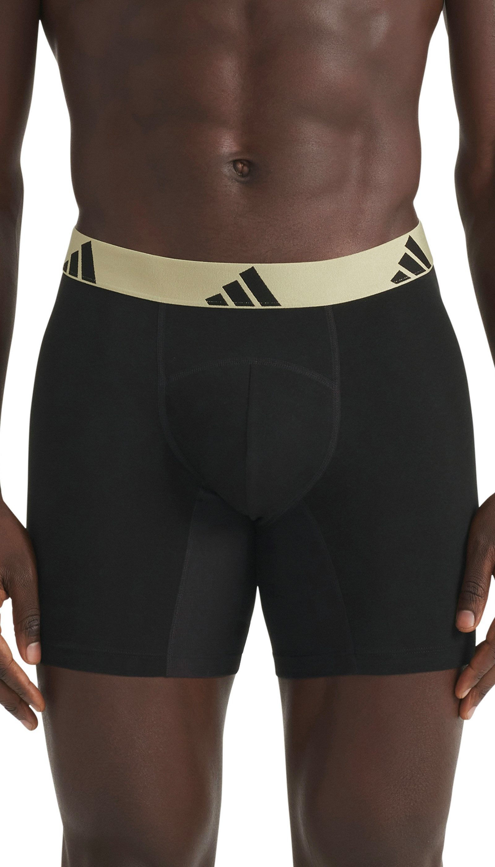 adidas Sportswear Boxer Active Flex Cotton Ergonomic (2er Pack) Belüftete Mesh-Rückenpartie und -Schritt, elastisch, ohne Eingriff