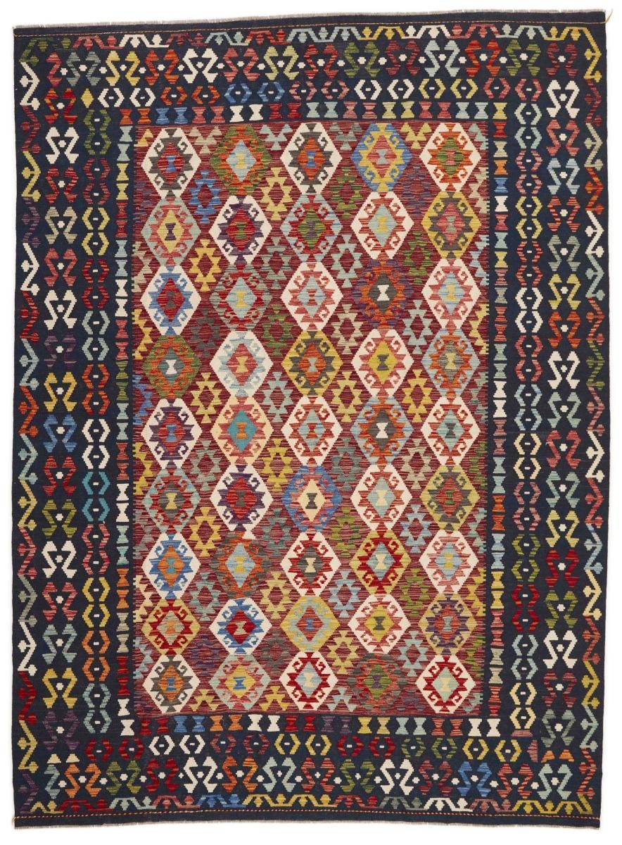 Orientteppich Kelim Afghan 254x343 Handgewebter Orientteppich, Nain Trading, rechteckig, Höhe: 3 mm