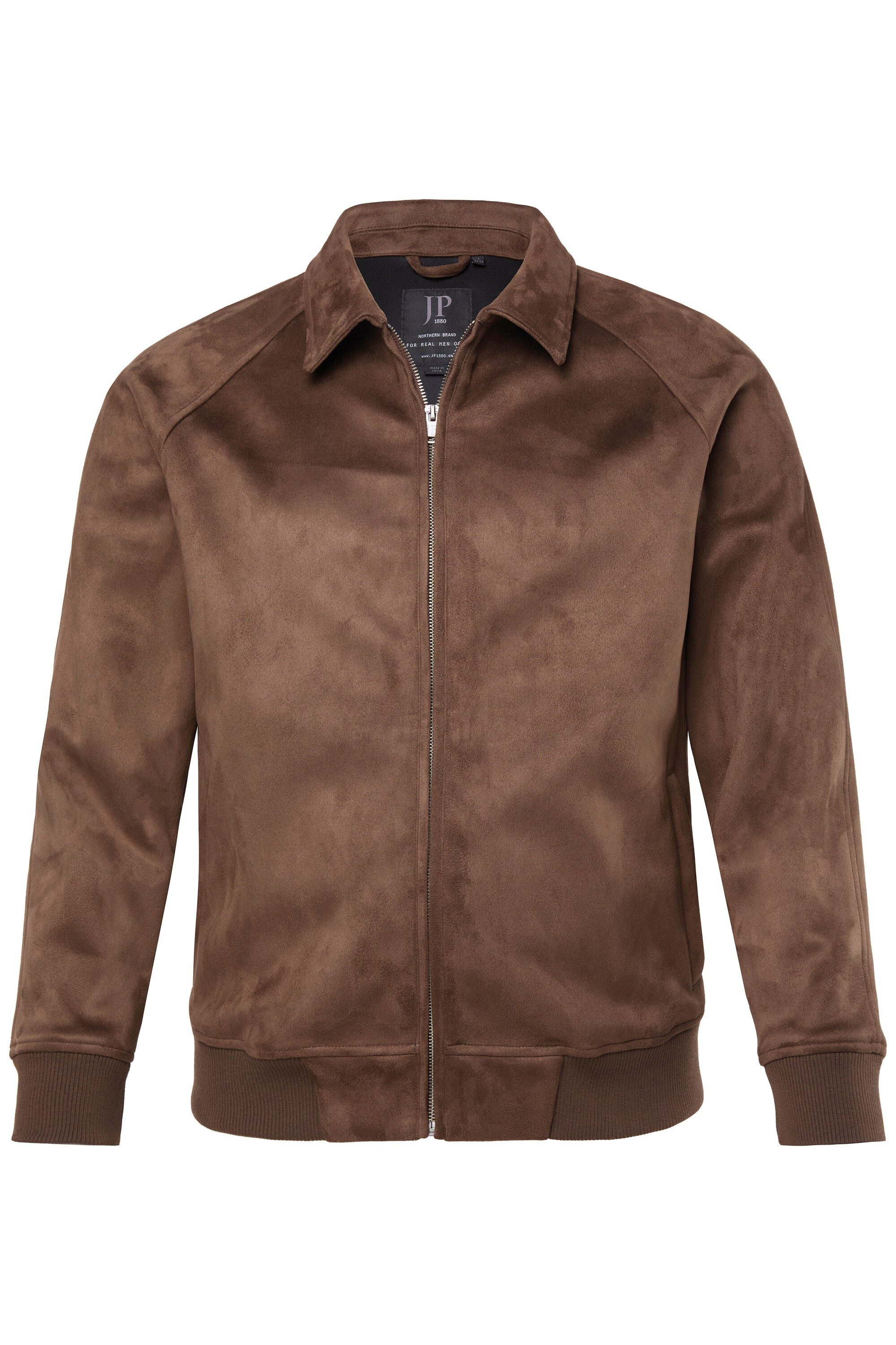 Funktionsjacke Veloursblouson Outdoor Lederoptik Zipper bis 7 XL