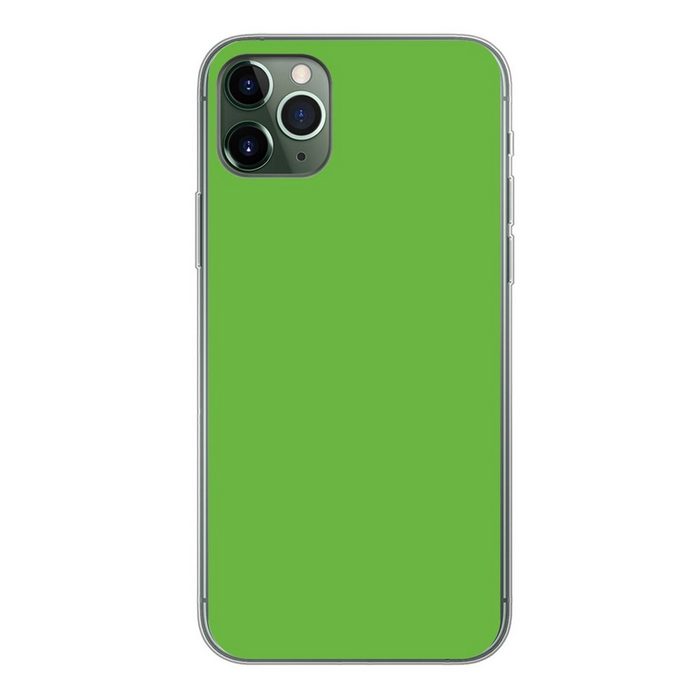 MuchoWow Handyhülle Grün - Muster - Farben Handyhülle Apple iPhone 11 Pro Max Smartphone-Bumper Print Handy