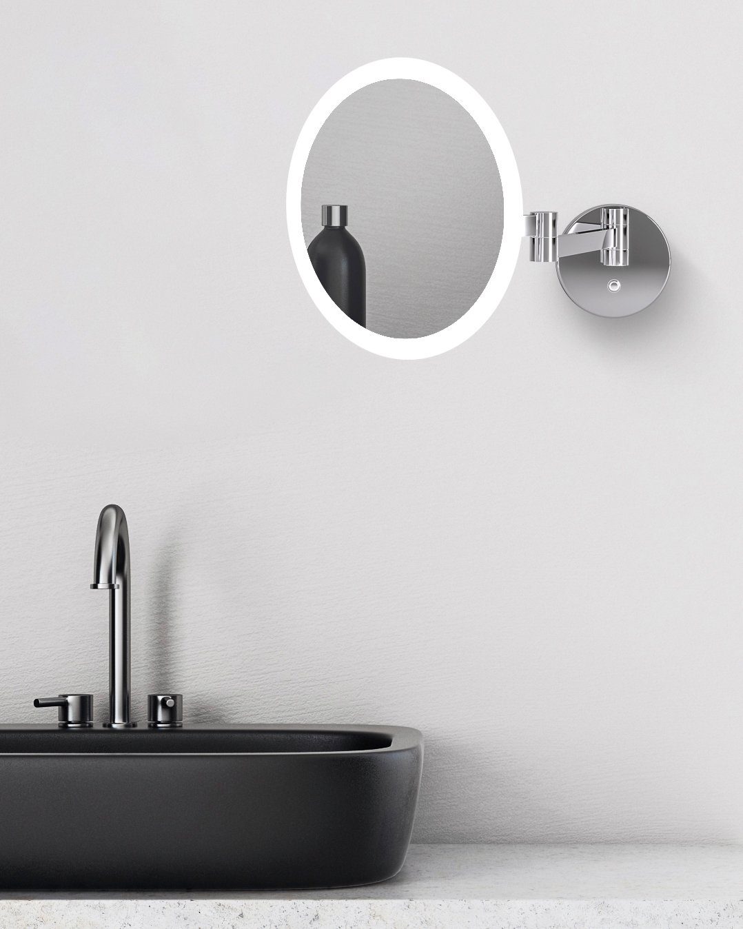 Talos Schminkspiegel Kreta, 5-fach Vergrößerung