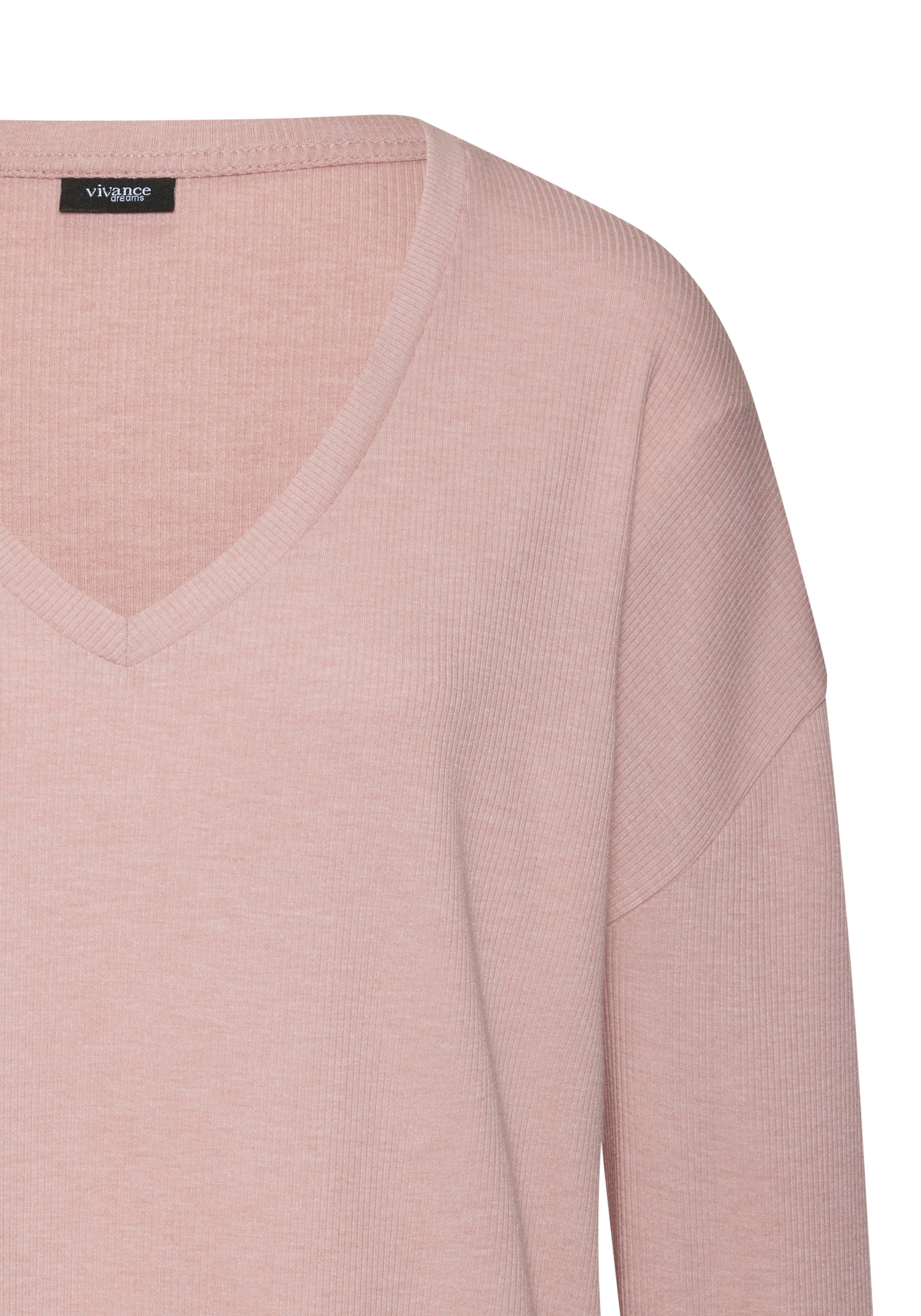 Vivance Dreams Langarmshirt in weicher Rippqualität