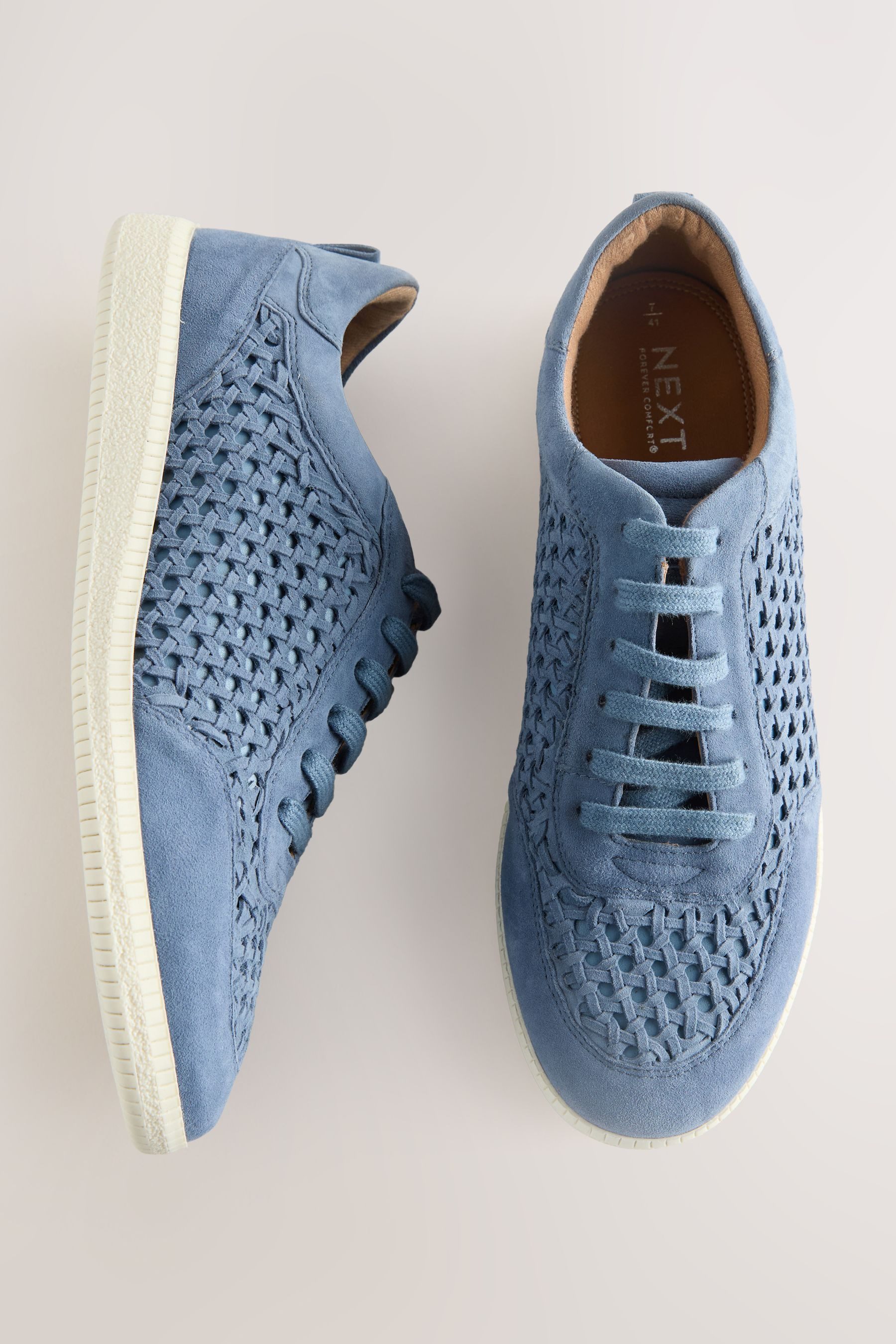 Next Forever Comfort® Schmale Leder-Schnürsneaker Sneaker (1-tlg)