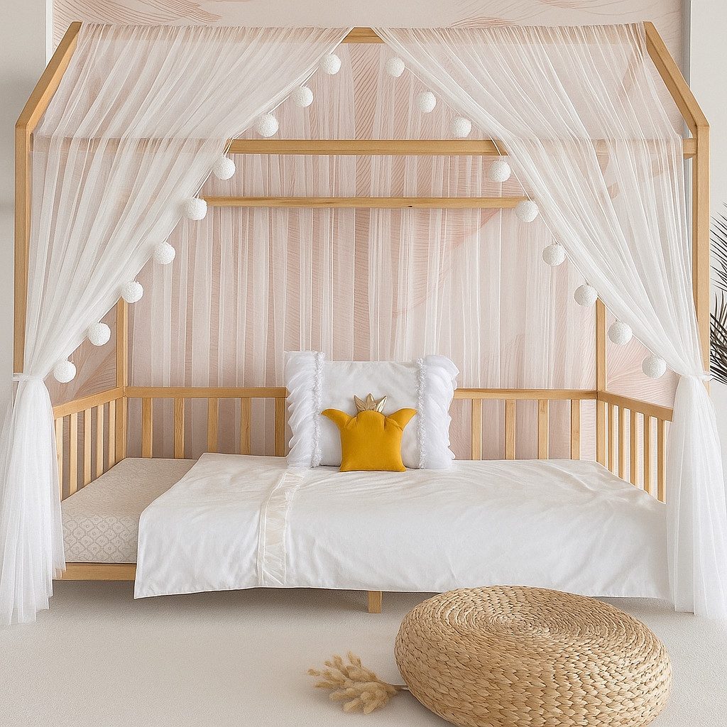 Baby Fancyroom Betthimmel Betthimmel Tüll Hausbett günstig online kaufen