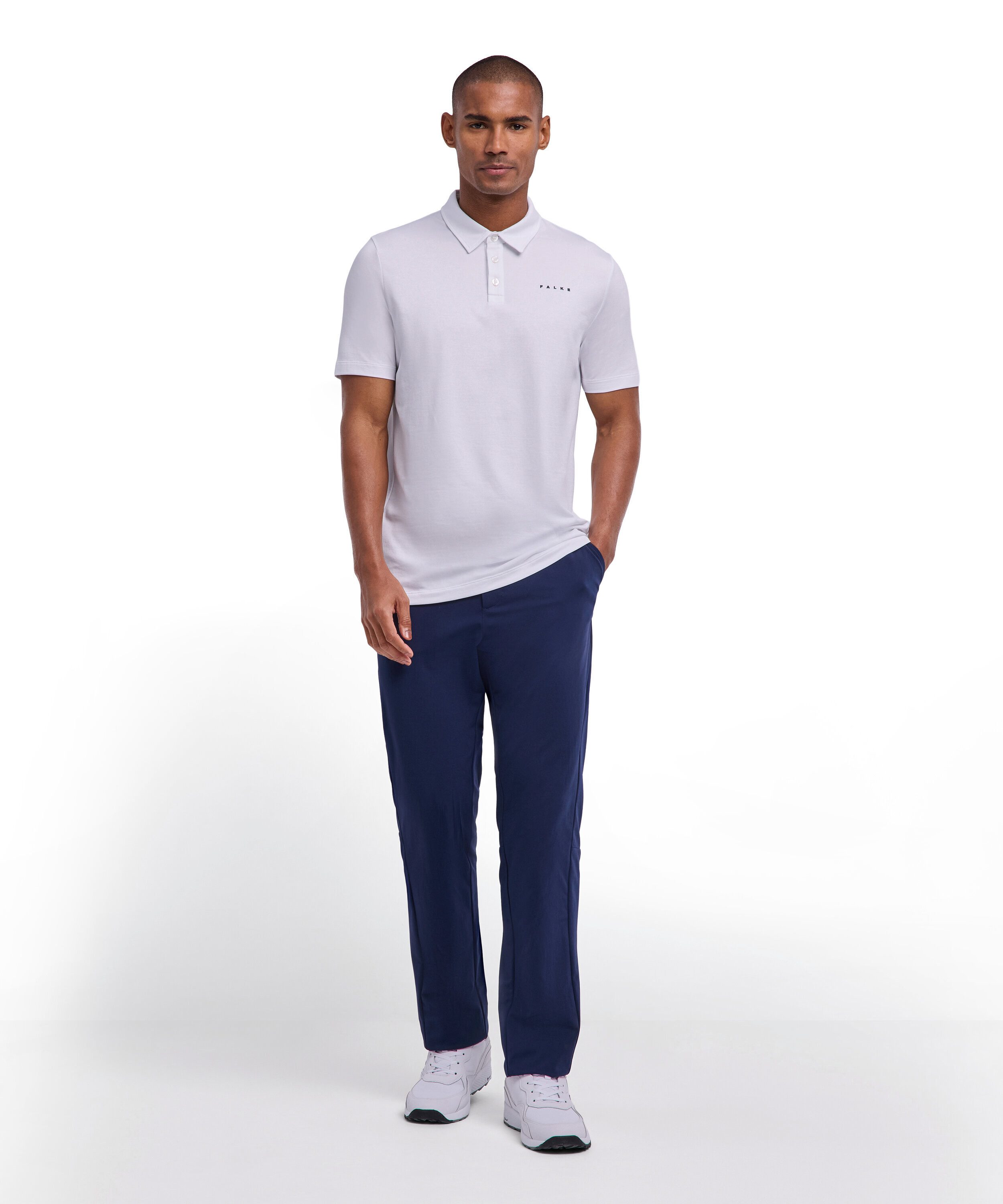 FALKE Poloshirt Polo Shirt mit Bio-Baumwolle (1-tlg., 1) mit Bio-Baumwolle