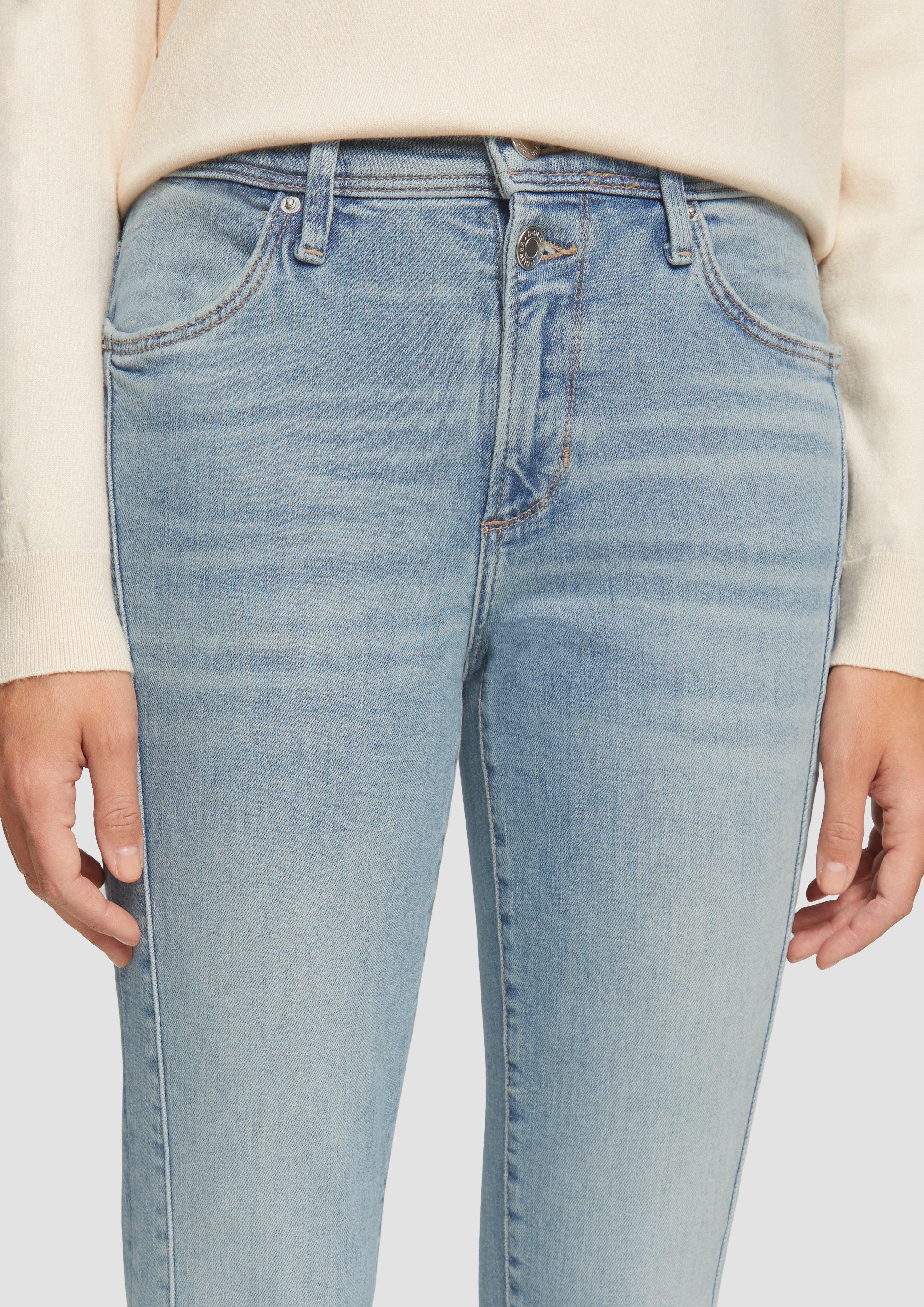 s.Oliver 5-Pocket-Jeans Teilungsnaht günstig online kaufen