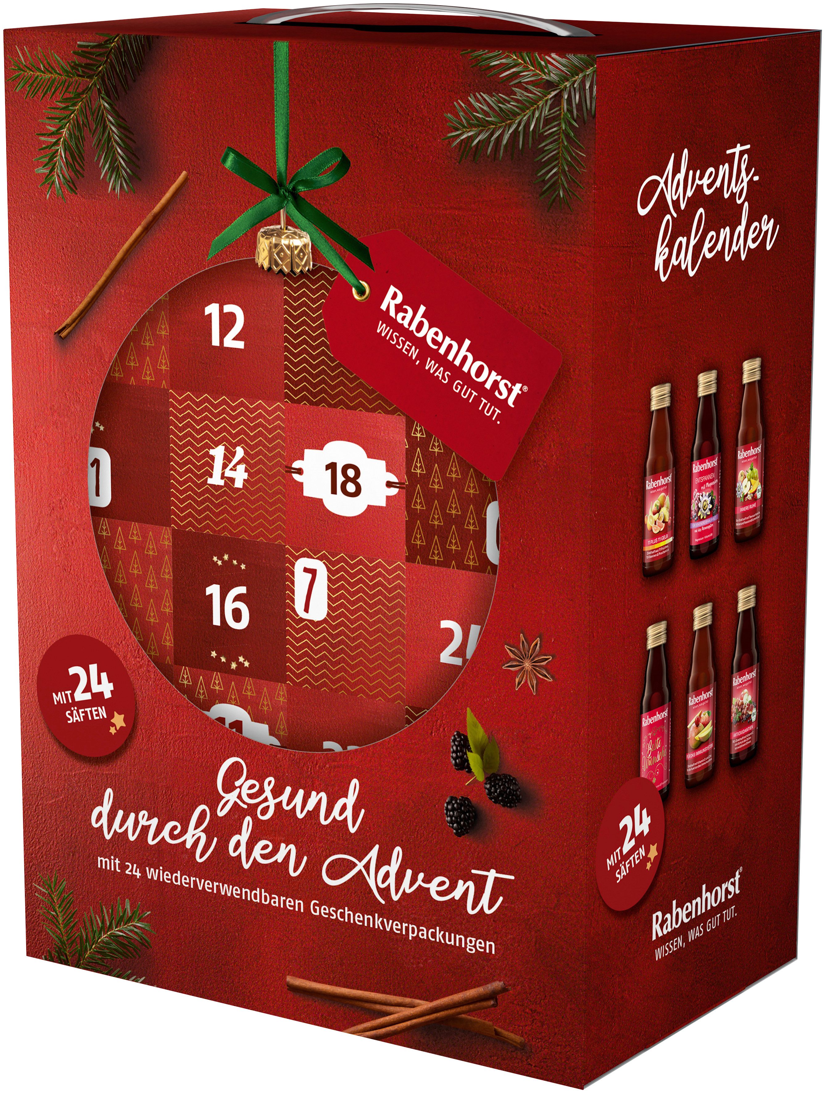 Haus Rabenhorst Питание-Adventskalender RABENHORST Adventskalender (24 x 125 ml)