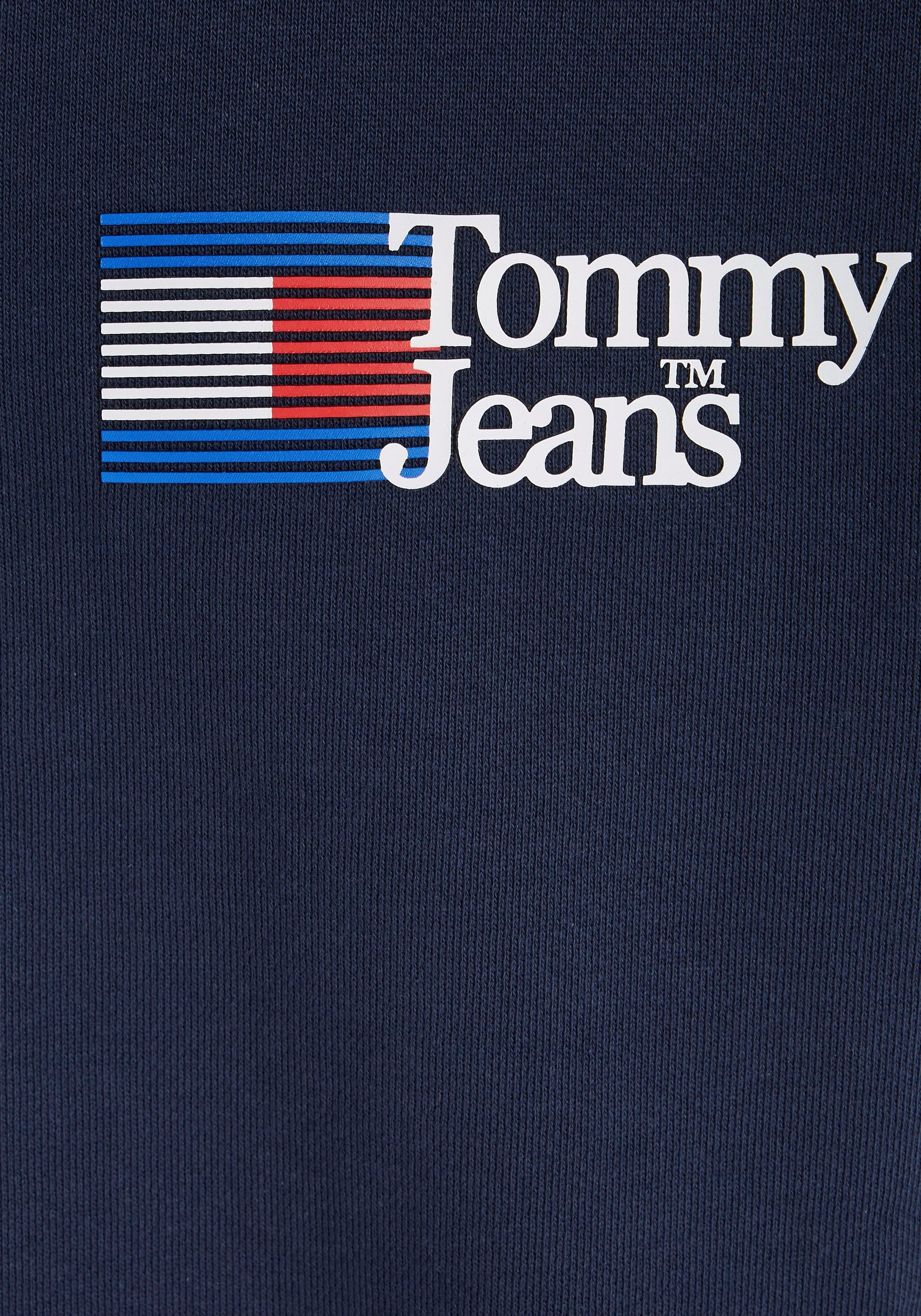 Jeans Sweatshirt Navy Tommy TJM FULL Twilight ENTRY REG mit Logodruck ZIP