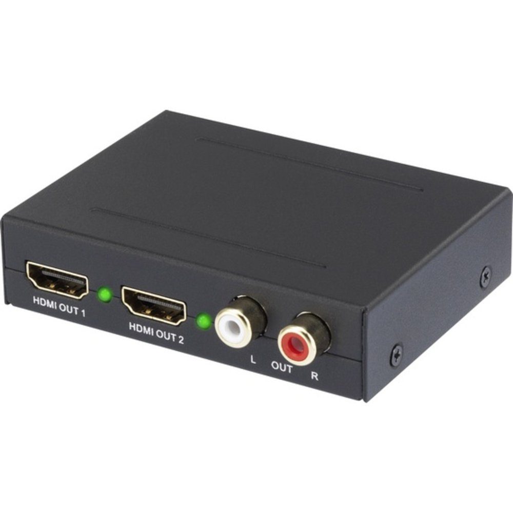 SpeaKa Professional Audio Extraktor SP-AE-HDCT-2P [HDMI - HDMI, Cinch, Audio-Adapter